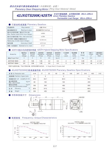 DYD-Planetary Geared Stepping Motor-42JXGTS200K/42STH