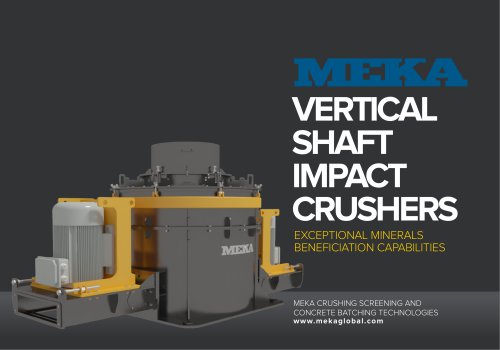 MEKA VERTICAL SHAFT IMPACT CRUSHER