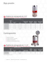 REGULADORES DE PRESIÓN DE FLUIDO ARO - 8