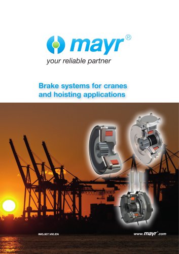 Brake systems for cranes and hoisting applications