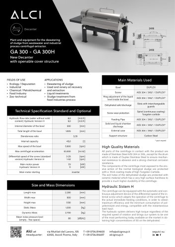 Centrifugal Extractor GA 300