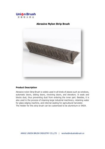 Abrasive Nylon Strip Brush