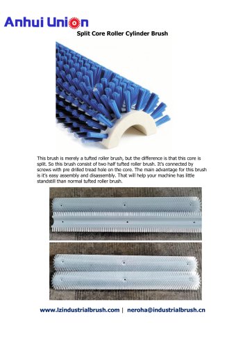 Split Core Roller Cylinder Brush