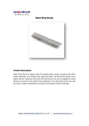 Steel Strip Brush