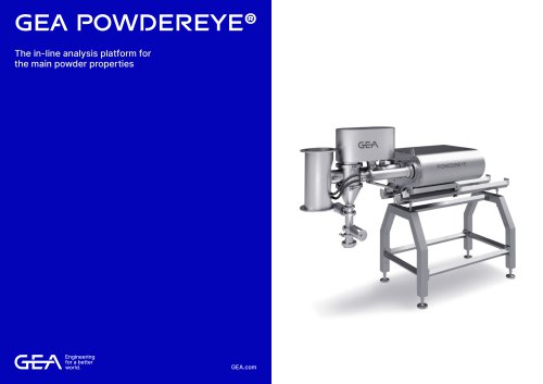 GEA POWDEREYE® 2025