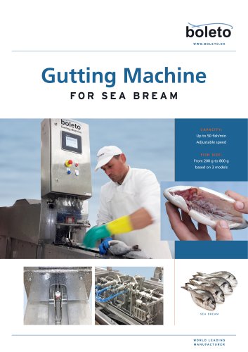 Gutting Machine FOR SEA BREAM