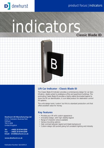 SL019 - Classic Blade ID