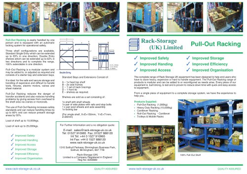 Mould Tool Racking