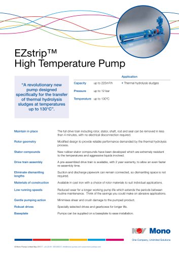 EZstrip High Temperature Pump