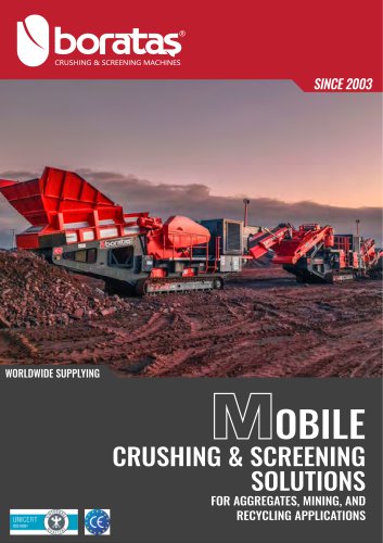 Boratas Mobile Crushing and Screening Solutions Catalog