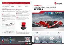 Boratas Tracked Mobile Cone Crusher with Screen - BPC100-S