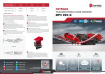 Boratas Tracked Mobile Cone Crusher with Screen - BPC200-S