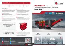 BPK100 - Boratas Tracked Mobile Impact Crusher