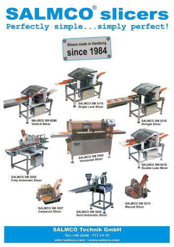 SALMCO® slicers