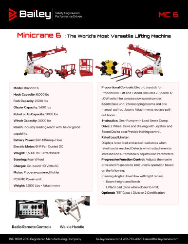 MC 6 Mini Crane