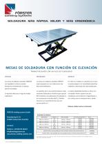 Mesa de soldadura con elevación de tijera - 1