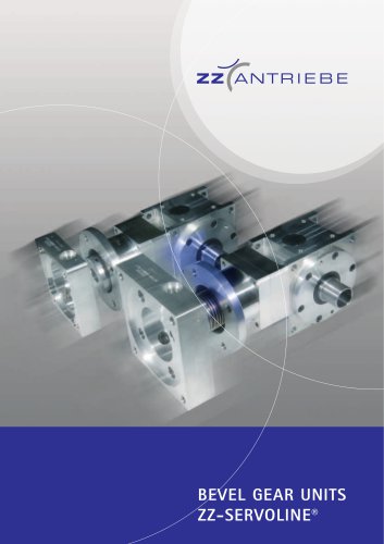 BEVEL GEAR UNITS ZZ-SERVOLINE