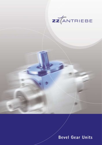 Catalogue Bevelgearboxes ZZ-Universal-Line®