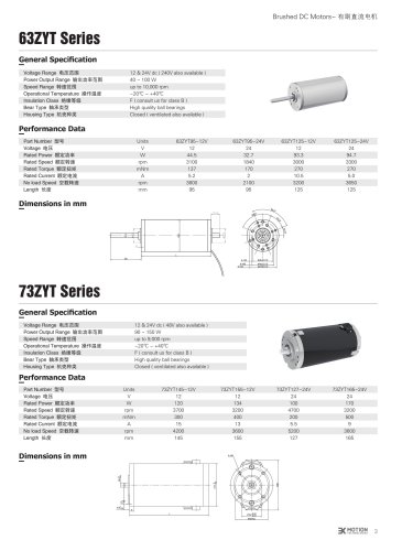 DC MOTOR/BRUSHED/63ZYT Series