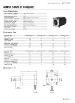 HYBRID STEPPER MOTOR / DC 60HSD SERIES