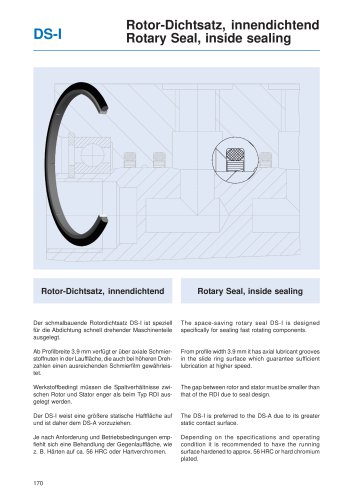 Rotary Seal, inside sealing DS-I