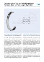 Tandem Seal for Telescopic Cylinders TDT