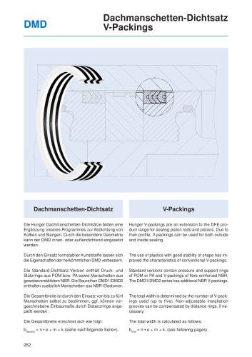 V-Packing, Series DMD 2