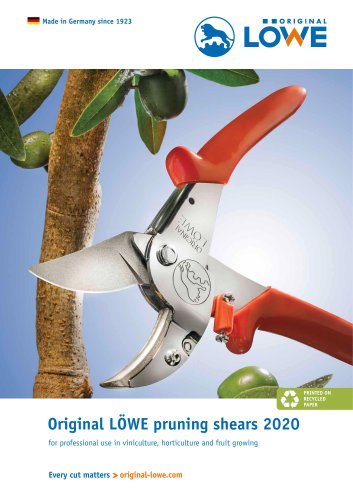 Original LÖWE pruning shears 2020