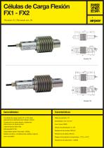Células de Carga Flexión FX1 - FX2 - 1