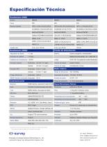 E600 Receptor GNSS Ficha de Datos - 2