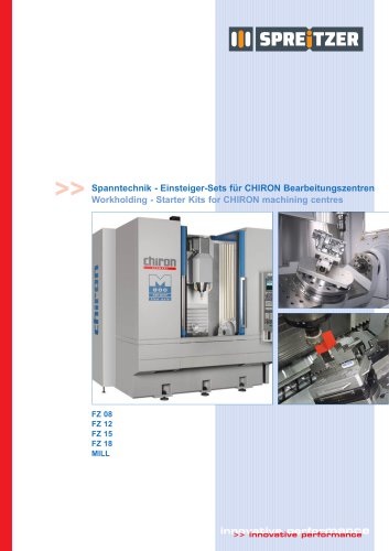 Workholding - Starter Kits for CHIRON machining centres