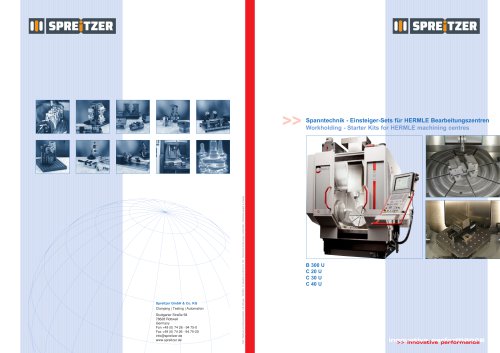 Workholding - Starter Kits for HERMLE machining centres