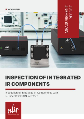 INSPECTION OF INTEGRATED IR COMPONENTS