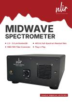 MIDWAVE Spectrometer Spec Sheet
