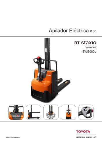 Apilador Eléctrica 0.8 t BT staxio W-series SWE080L