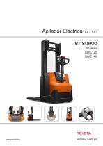 Apilador Eléctrica 1.2 - 1.4 t BT staxio W-series SWE120 SWE140 - 1