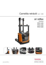 Carretilla retráctil 1.2 - 1.6 t bt reflex B-series RRE120B RRE140B RRE160B - 1