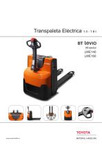 Transpaleta Eléctrica 1.4 - 1.6 t BT levio W-series LWE140 LWE160 - 1