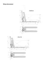 Transpaleta Manual 1.0 t BT lifter H-series HHM100 HHL100 - 3