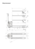 Transpaleta Manual 1.0 t bt pro lifter L-series LHT100 - 3