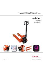 Transpaleta Manual 2.3 t BT Lifter L-series LHM230SI - 1