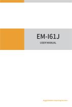 EM -I61J Rugged Handheld User manual