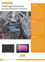 EM-Q16 rugged tablet achieves  one-stop construction of smart bus