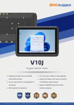 EM-V10J 10 inch Windows Vehicle Tablet Specification