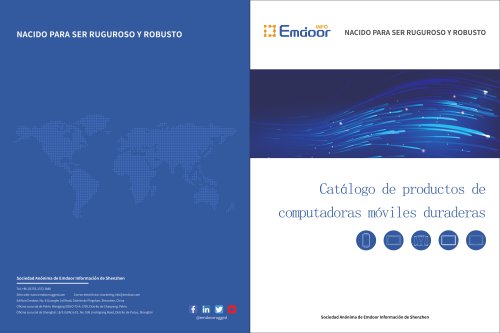 Emdoor Catálogo de productos de computadoras móviles duraderas