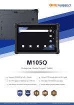 ONERugged M105Q IP65 Rugged tablet QCM6490 SoC