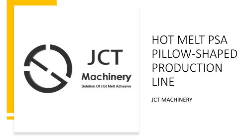 HOT MELT PSA PILLOW-SHAPED PRODUCTION LINE
