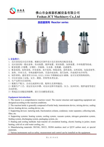 reactor HR series