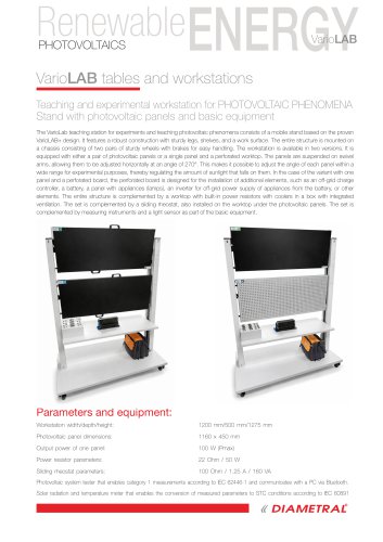 Renewable energy - Photovoltaic