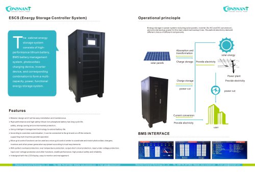 Energy storage controller system